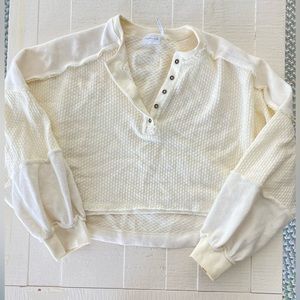 White Urban Outfitters Cropped Sweater